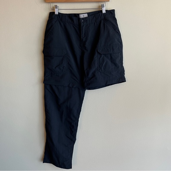 Royal Robbin’s Zip and Go Convertible Cargo Pants in Black Size 8 Short Inseam - Picture 3 of 13